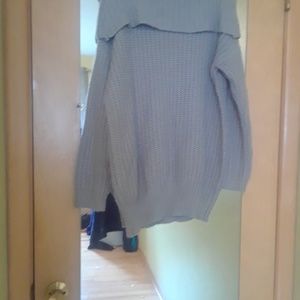 Off the shoulder sweater dress